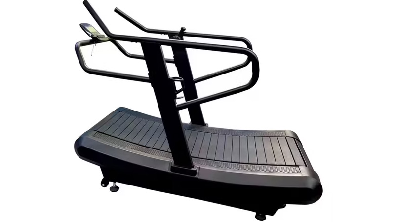 High End Non-Motorized Mechanical Curved Gravity Treadmill with Reinforced