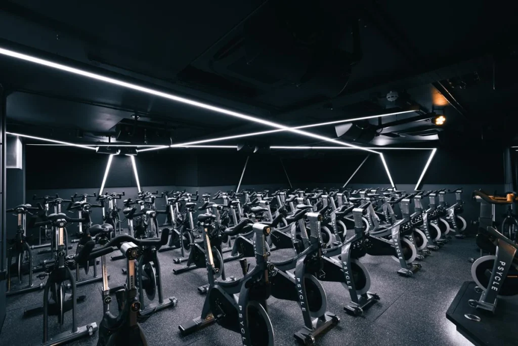 Psycle Victoria features a 50-bike Ride studio Credit: Psycle