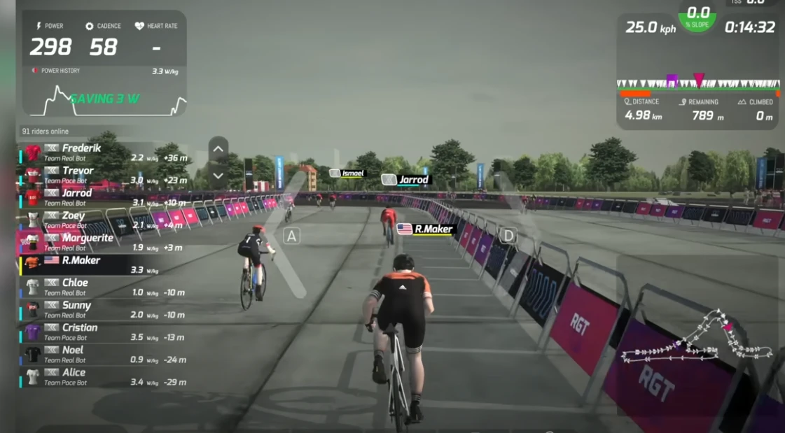 Wahoo Fitness to Close RGT Cycling Virtual Cycling App