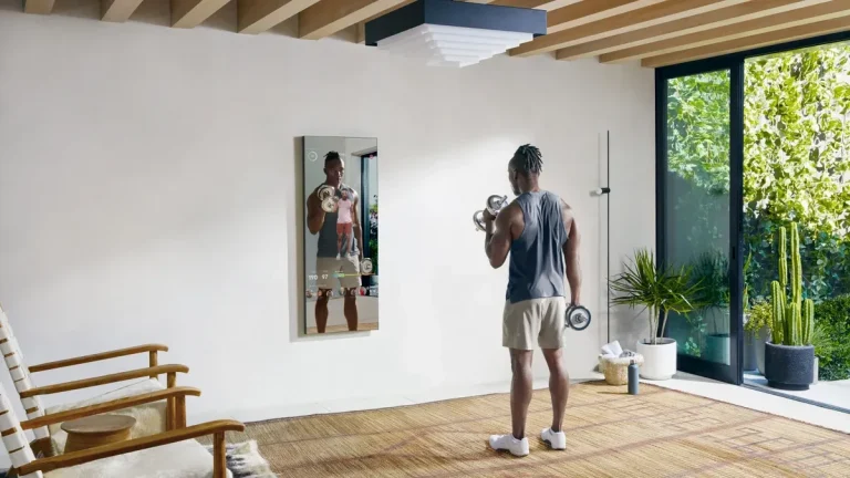 Mirror workout device