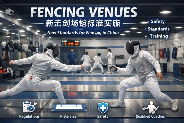 China Approves Mandatory National Standard for Fencing Venues, Effective July 1, 2026 5 Fencing Venues China New Standard 2026