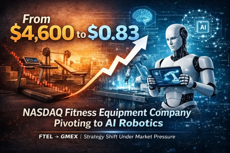 From $4,600 to $0.83: Fitell’s Dramatic Transformation into GMEX Robotics and the Bold Strategic Moves Behind It 2 Fitell & GMEX Robotics