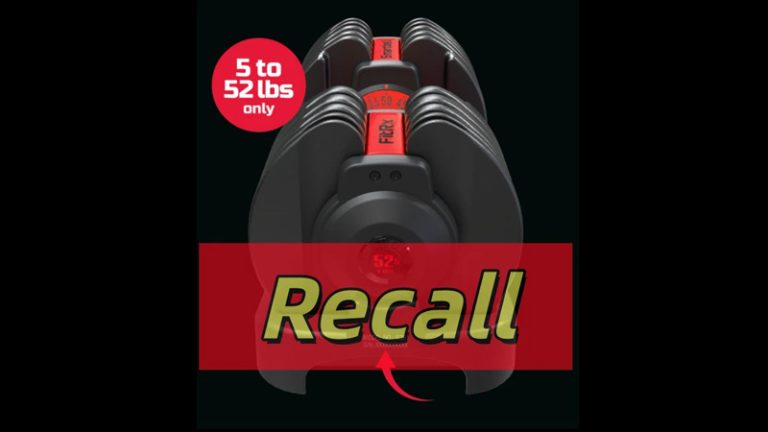 Tzumi Electronics Recalls FitRx SmartBell Quick-Select Adjustable Dumbbells Due to Impact Hazard Posing Serious Injury Risk
