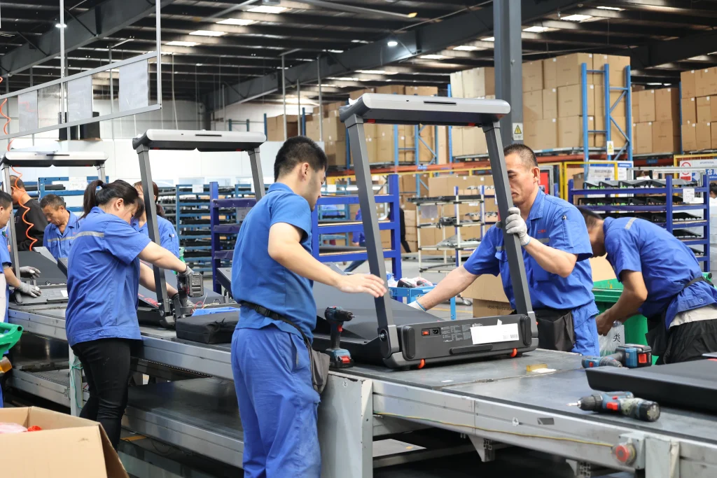 Sportsoul Treadmill Assembly Line