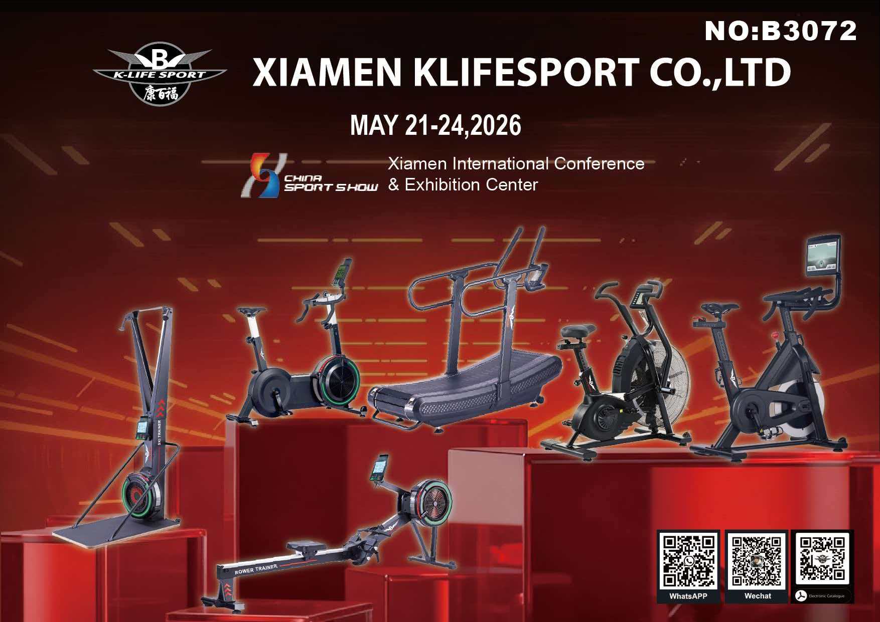 Xiamen K-life Sport to Debut 5 New Photoelectric Fitness Equipment at China Sport Show 2026 7