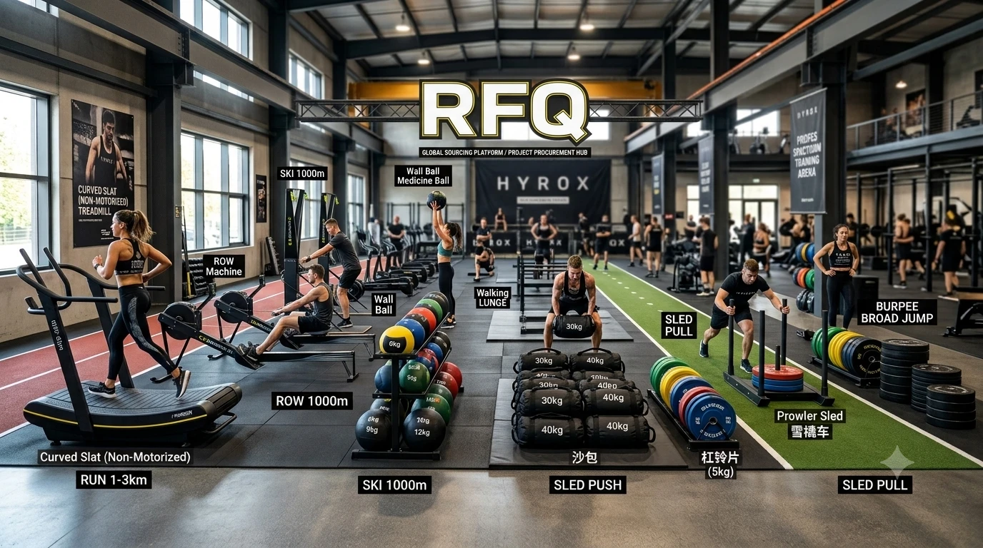 Demand for HYROX Training sets from Gym Chain Owner in Europe