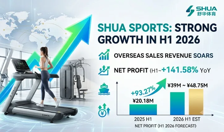SHUA Sports Forecasts H1 Net Profit Surge of 93%–141% Driven by Robust Overseas Sales