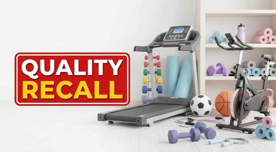 Quality Recall General Sporting Goods and Fitness Products
